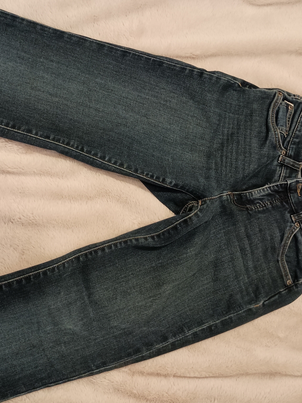 Chaps Women's Straight Leg Jeans - Dark Indigo Blue